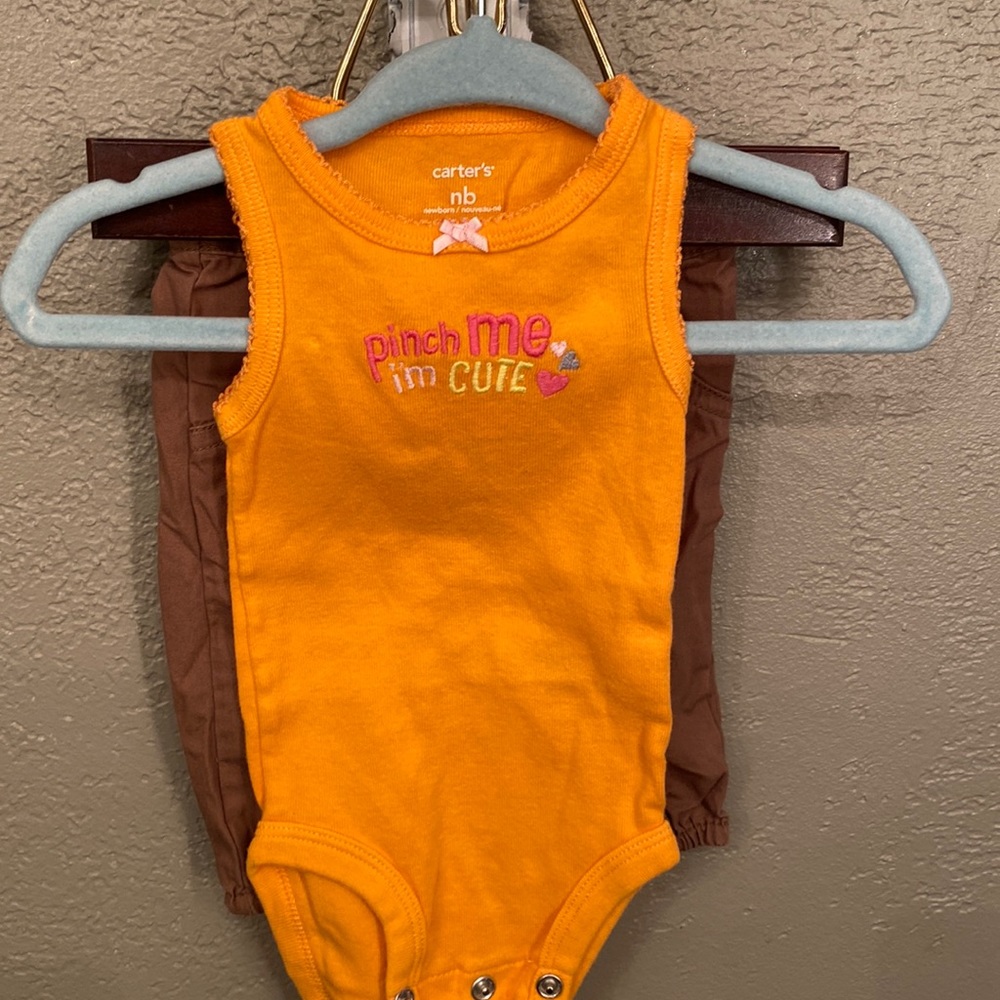 Carter’s onesie and pants